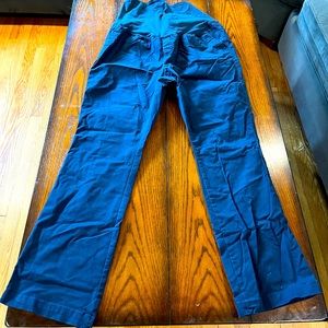 Old Navy Maternity Navy Blue Khaki Dress Bootcut pants